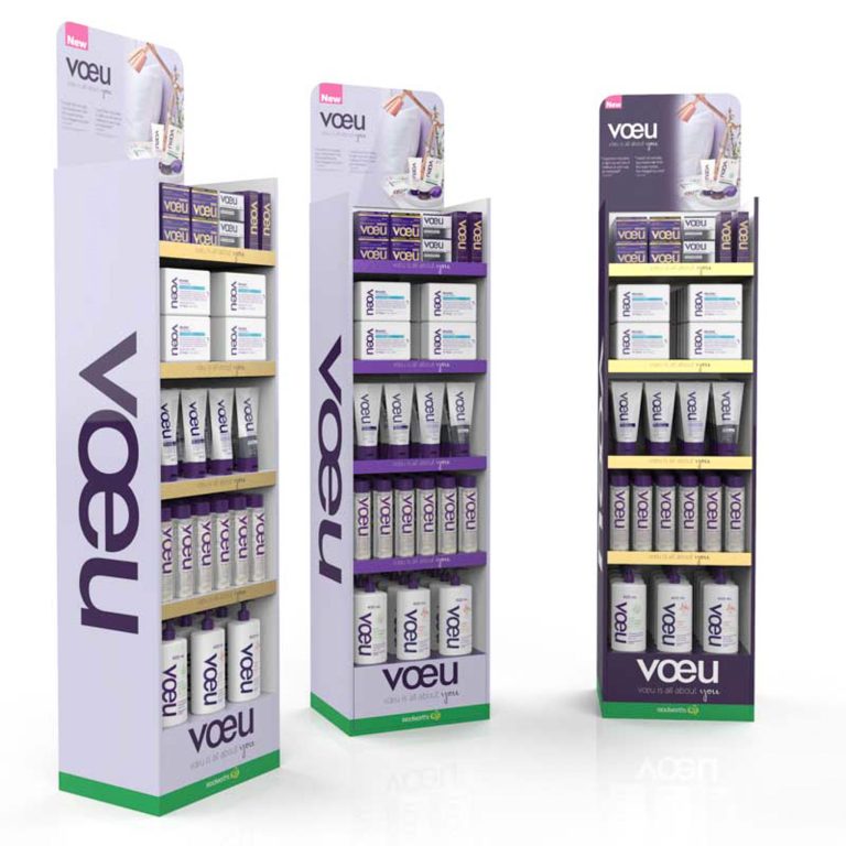POP-retail-display-ideas-for-beauty-products-in-supermarkets-cardboard-display-stands-for-end-cap-or-off-location-display